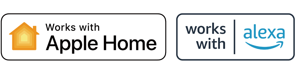 Works with Apple Home & Alexa