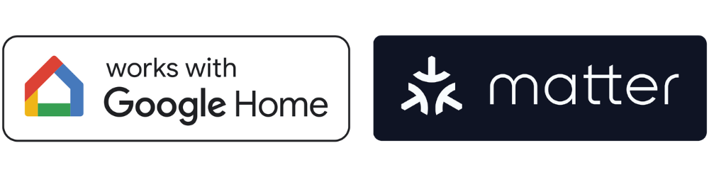 Works with Google Home & Matter