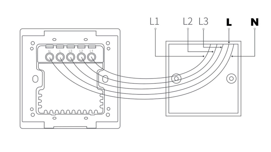 Aqara S1E Wiring Diagram